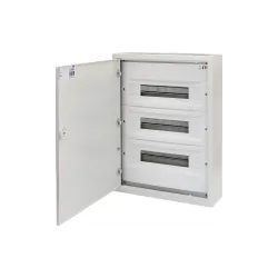 WRP18-3 ROZDZIELNIA BLACHA STALOWA NT 54M 3X 18M IP30 IK08 441X570X120 DRZWI PEŁNE METAL BIAŁY DIDO