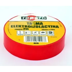 REPERO 711 19X20 TAŚMA IZOLACYJNA 19MM 20M PVC CZERWONY