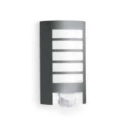 L 12 A 60W/E27 / ALUMINIUM - LAMPA Z CZUJNIKIEM RUCHU PIR