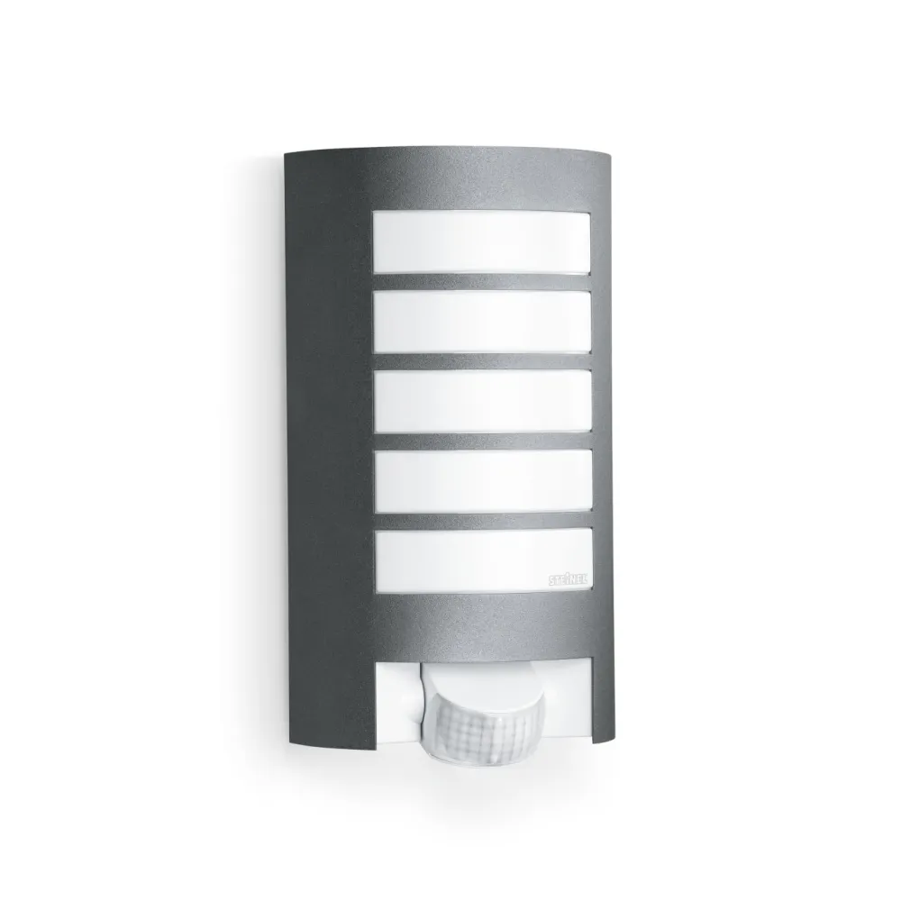 L 12 A 60W/E27 / ALUMINIUM - LAMPA Z CZUJNIKIEM RUCHU PIR