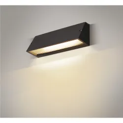 PEMA CZARNY PRZEZROCZYSTY OPRAWA ŚCIENNA KINKIET NT LED 14W 3000/ 4000K 1340/ 1420LM IP65 ALU/ SZKŁO