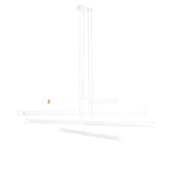 TUBO 8 BIAŁY OPRAWA SUFITOWA WISZĄCA 8X E14/ 40W IP20 METAL