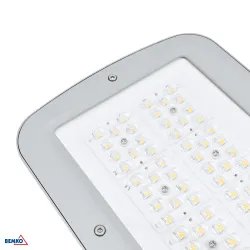 AVENUE JASNOSZARY OPRAWA ULICZNA LED 80W NW 4000K 14800LM IP66 I KL. OCHR. AL/ SZKŁO HARTOWANE