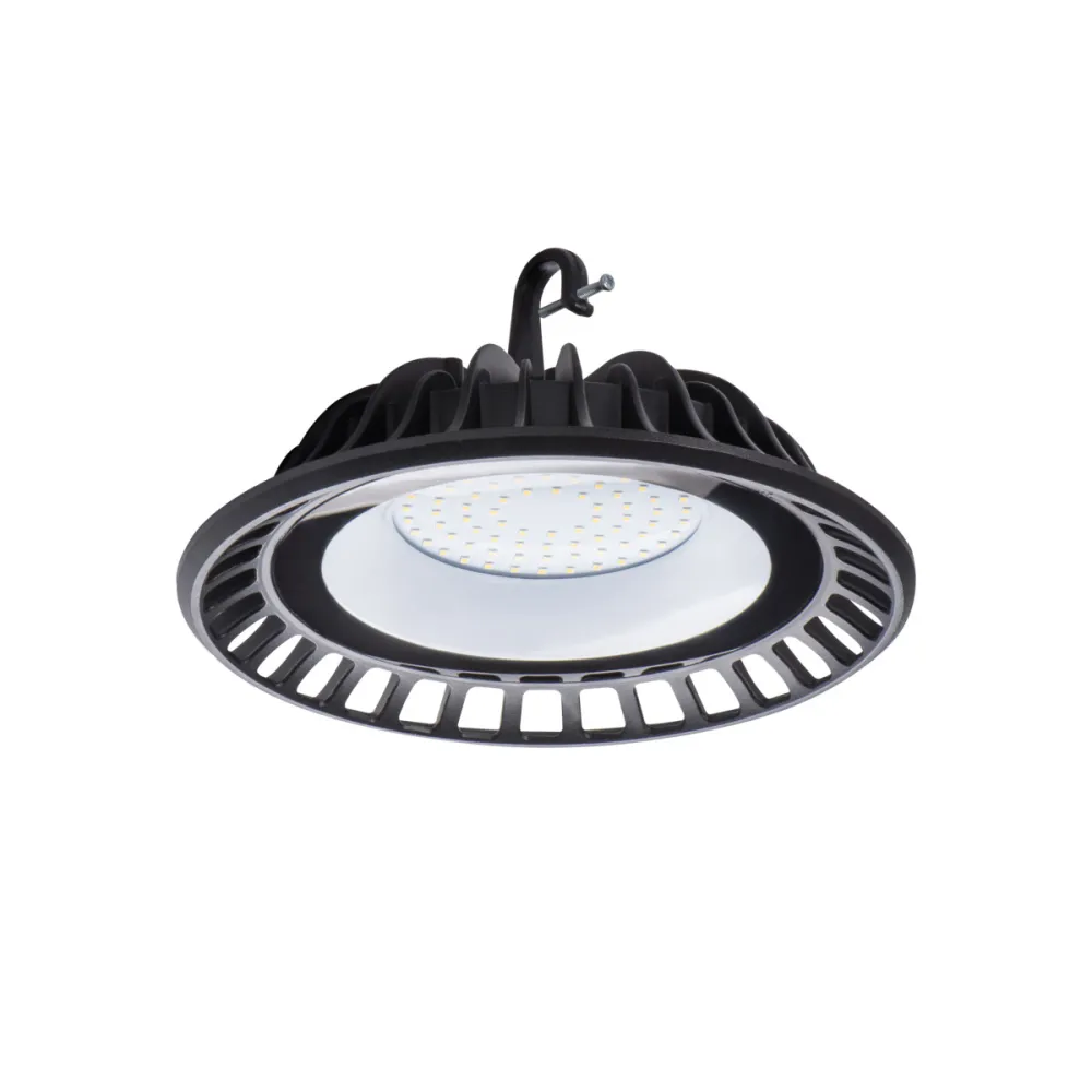 HIBO LED N CZARNY OPRAWA HIGHBAY LED  50W NW 4000K 4500LM IP65 120ST AL SZKŁO