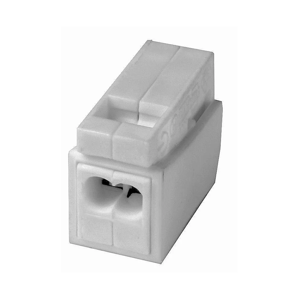 PC302-CL BIAŁY ZŁĄCZKA ZACISKOWA OŚWIETLENIOWA EASY LINK 0,5 - 2,5MM2, 2-POLOWA (zam. 224-112)