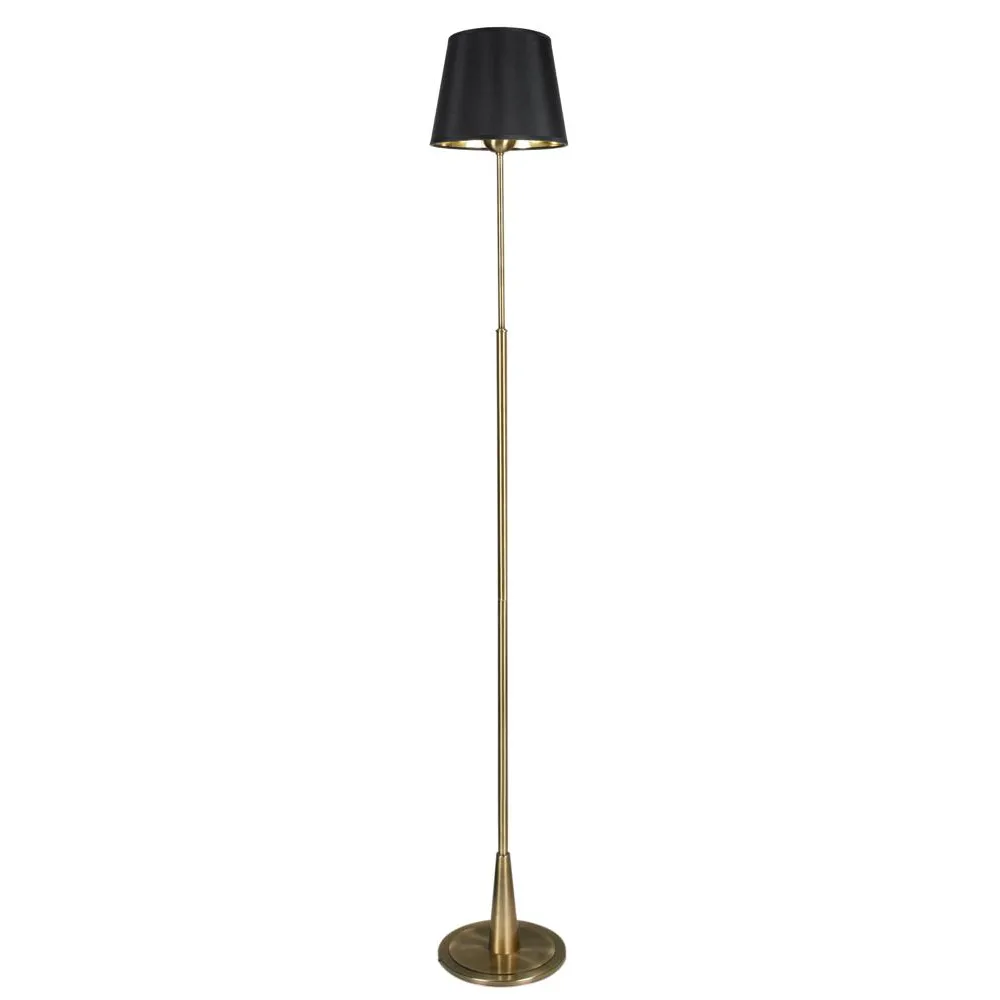 MILONGA PATYNA/ CZARNY OPRAWA PODŁOGOWA 1X E27/ 60W IP20 METAL/ TKANINA