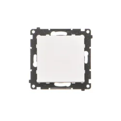 SIMON 55 MODUŁ ALUMINIUM MAT ŁĄCZNIK 1-BIEGUNOWY ZACISKI SPRĘŻYNOWE 10AX 250V