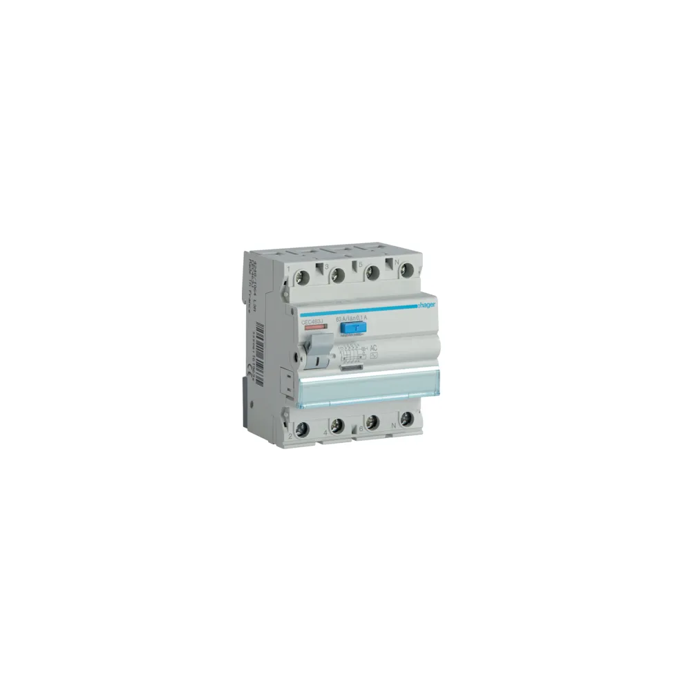 CEC463J 63A/ 100MA/AC WYŁĄCZNIK RÓŻNICOWY 63A 3P+N 4M 100MA AC 6KA