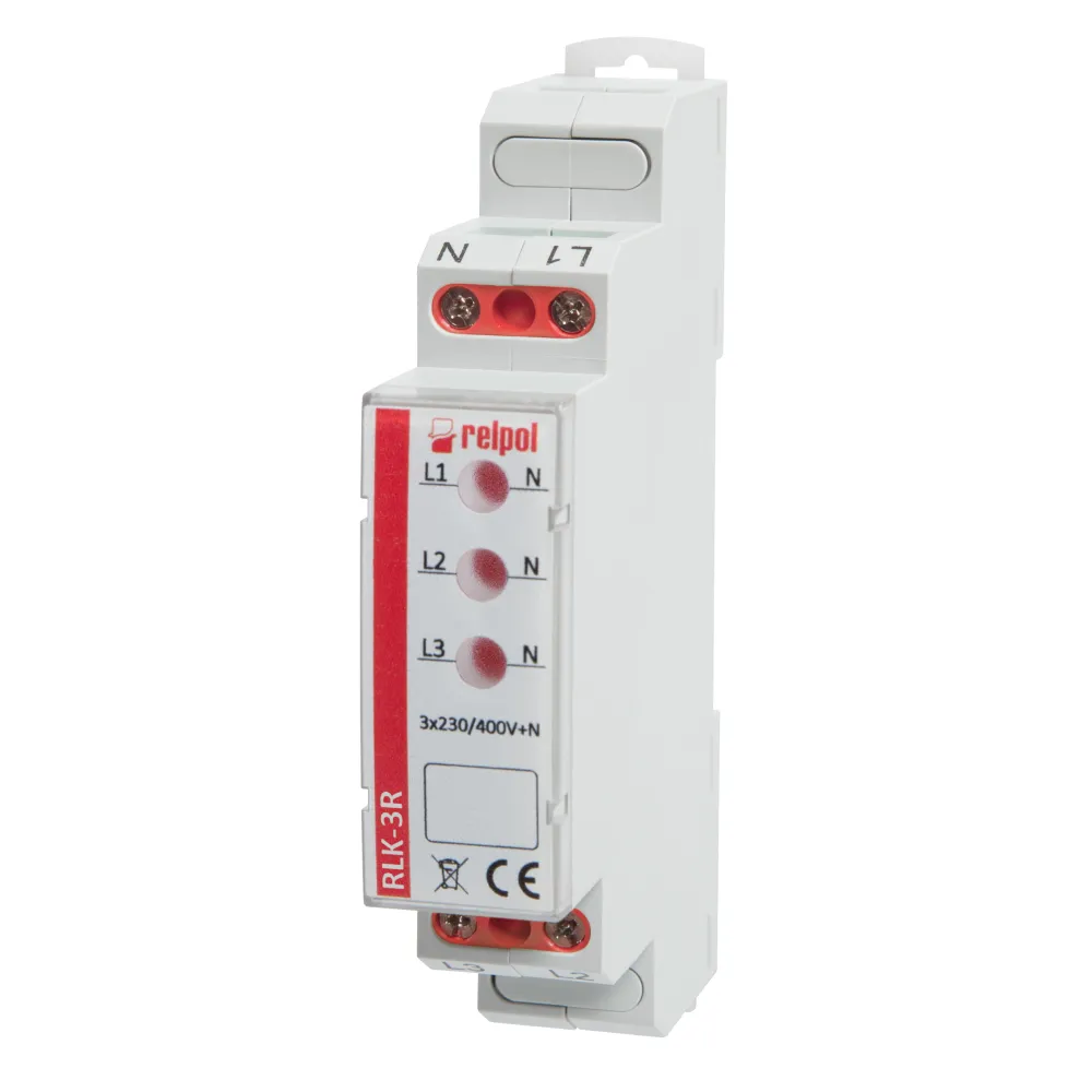 RLK-3R LAMPKA SYGNALIZACYJNA MODUŁOWA 3X LED 1M 230-400V AC CZERWONY
