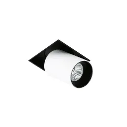 NOVUM TRIMLESS SINGLE BIAŁY/ CZARNY OPRAWA SUFITOWA PT LED 12W WW 3000K 810LM IP20 ALUMINIUM