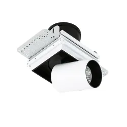 NOVUM TRIMLESS SINGLE BIAŁY/ CZARNY OPRAWA SUFITOWA PT LED 12W WW 3000K 810LM IP20 ALUMINIUM