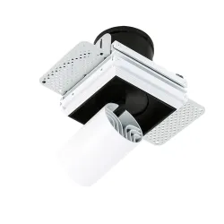 NOVUM TRIMLESS SINGLE BIAŁY/ CZARNY OPRAWA SUFITOWA PT LED 12W WW 3000K 810LM IP20 ALUMINIUM