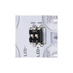 AINOS BIAŁY OPRAWA SUFITOWA/ ŚCIENNA PLAFON NT LED 17W 3000K/ 4000K 1300LM IP65 ALUMINIUM/ TWORZYWO