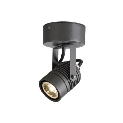 LED SP ANTRACYT OPRAWA ŚCIENNA FASADOWA NT LED 6W WW 3000K 400LM IP55 ALUMINIUM/ SZKŁO