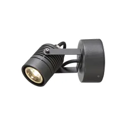LED SP ANTRACYT OPRAWA ŚCIENNA FASADOWA NT LED 6W WW 3000K 400LM IP55 ALUMINIUM/ SZKŁO