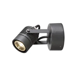 LED SP ANTRACYT OPRAWA ŚCIENNA FASADOWA NT LED 6W WW 3000K 400LM IP55 ALUMINIUM/ SZKŁO
