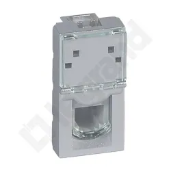 M45 ALUMINIUM GNIAZDO 1M TELEFONICZNE 1X UAE 4 PŁASKIE
