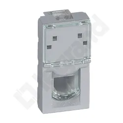 M45 ALUMINIUM GNIAZDO 1M TELEFONICZNE 1X UAE 4 PŁASKIE