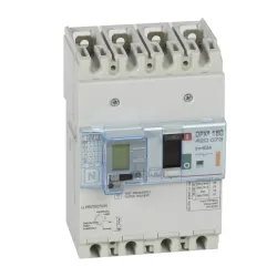 DPX3 160 WYŁĄCZNIK MOCY 63A 4P 25KA 400V AC ZACISKI ŚRUBOWE Z BLOKIEM RÓŻNICOWYM