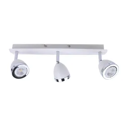 CALASA BIAŁY MAT/ CHROM OPRAWA SUFITOWA SPOT NT 3X GU10/ 35W IP20 STAL