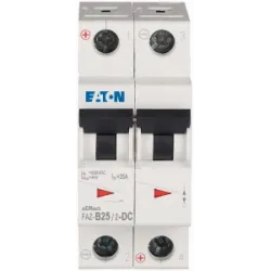 FAZ-B25/2-DC WYŁĄCZNIK NADPRĄDOWY B 25A 2M 2M 15KA