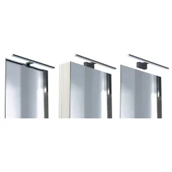 CEZANNE LED S CHROM OPRAWA ŚCIENNA KINKIET NT LED 8W NW 4000K 650LM IP44 ALUMINIUM/ ABS/ PMMA