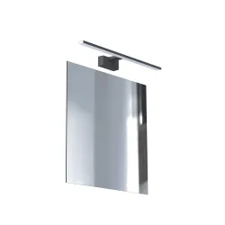 CEZANNE LED S CHROM OPRAWA ŚCIENNA KINKIET NT LED 8W NW 4000K 650LM IP44 ALUMINIUM/ ABS/ PMMA