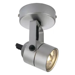 SPOT 79 SZARY OPRAWA SUFITOWA NT 1X GU10/ 50W IP20 ALUMINIUM