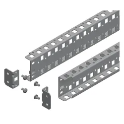 Schneider Electric Spacial Wsporniki pionowe perforowane do SF, SM 2 rzędy 500mm, NSYSUCR6550