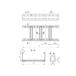 DUP300H80/3 N DRABINKA