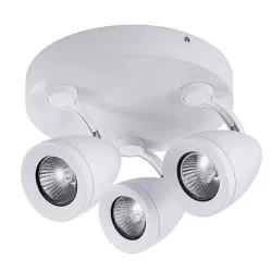 ALBICO BIAŁY PIASKOWY OPRAWA SUFITOWA SPOT NT 3X GU10/ 35W IP20 ALUMINIUM