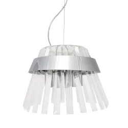 ROYAL CHROM OPRAWA WISZĄCA 4X E14/ 40W IP20 METAL/ KRYSZTAŁ