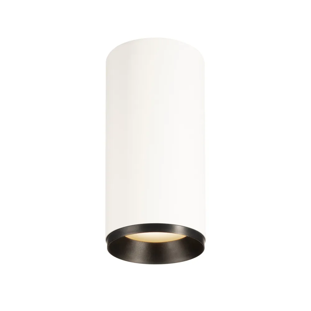 NUMINOS BIAŁY/ CZARNY OPRAWA SUFITOWA NT LED 28W WW 3000K 2400LM 60ST IP20 ALUMINIUM/ TWORZYWO