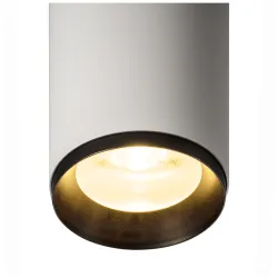 NUMINOS BIAŁY/ CZARNY OPRAWA SUFITOWA NT LED 28W WW 3000K 2400LM 60ST IP20 ALUMINIUM/ TWORZYWO