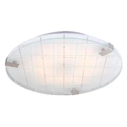 NOBLE BIAŁY OPRAWA SUFITOWA PLAFON LED 18W NW 4000K 40X40 IP20 METAL/ SZKŁO