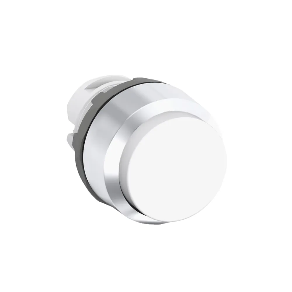 MP3-31W NAPĘD PRZYCISKU PODŚWIETLANEGO MONOSTABILNY WYPUKŁY CHROM/ BIAŁY IP66