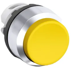 MP3-20Y NAPĘD PRZYCISKU MONOSTABILNY WYPUKŁY CHROM/ ŻÓŁTY IP66