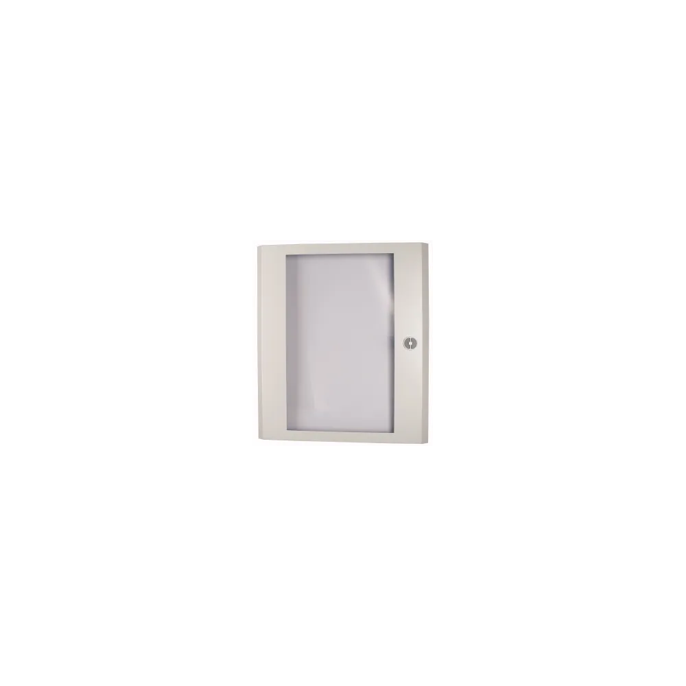 BP-DT-800/7 DRZWI TRANSPARENTNE METALOWE 760X800 IP30 ZAMEK OBROTOWY SZARY