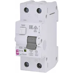 KZS-2M B 16A/ 100MA/A WYŁĄCZNIK RÓŻNICONADPRĄDOWY B 16A 1P+N 2M 100MA A 10KA