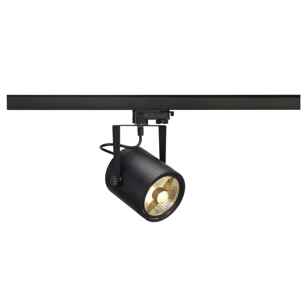 EURO SPOT CZARNY OPRAWA SYSTEMOWA TRACK REFLEKTOR 3F 1X GU10/ 17.5W IP20 ALUMINIUM