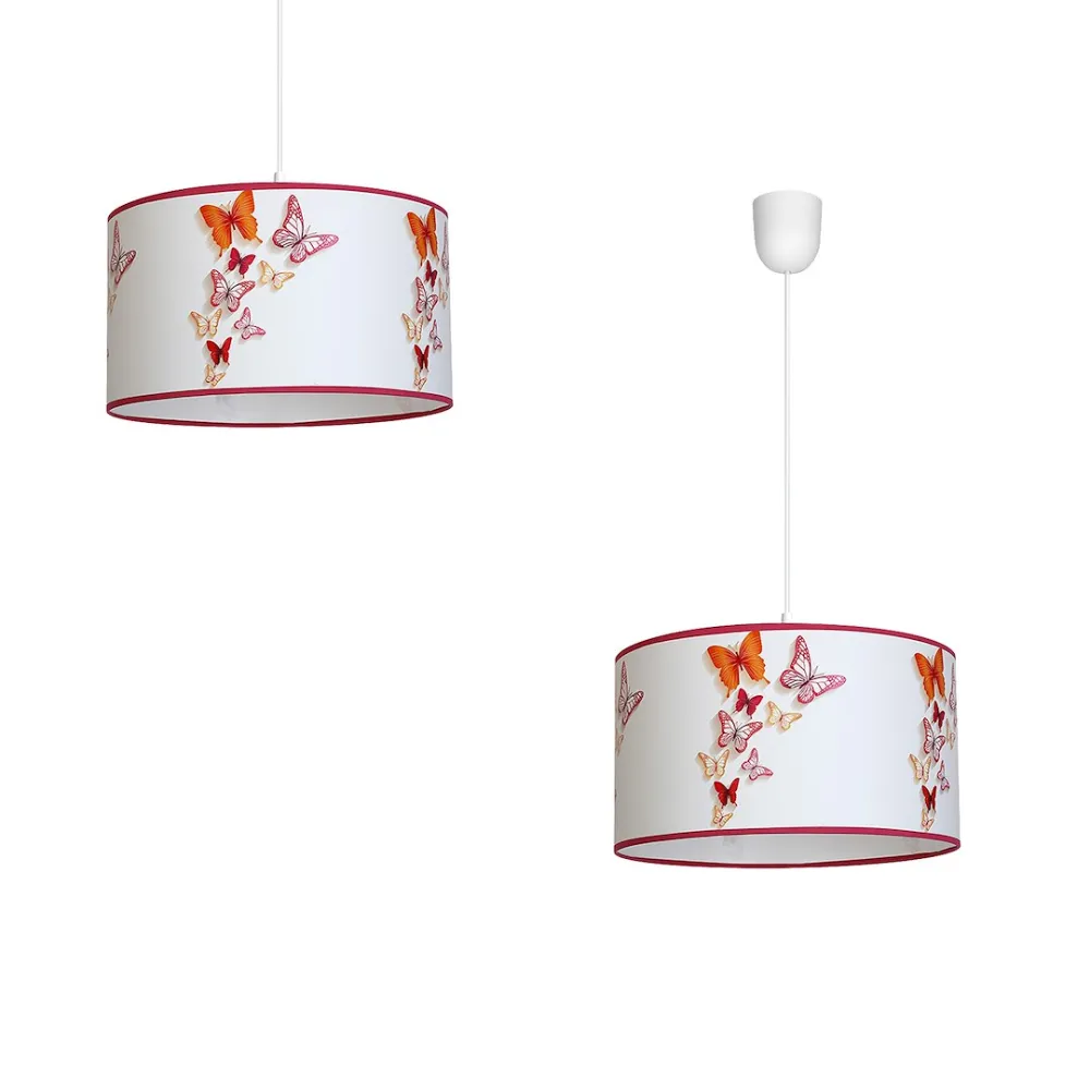 BUTTERFLIES MULTIKOLOR OPRAWA WISZĄCA 1X E27/ 60W IP20 METAL/ TWORZYWO