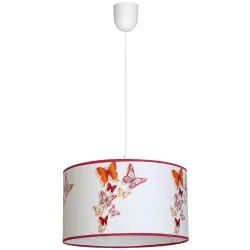 BUTTERFLIES MULTIKOLOR OPRAWA WISZĄCA 1X E27/ 60W IP20 METAL/ TWORZYWO