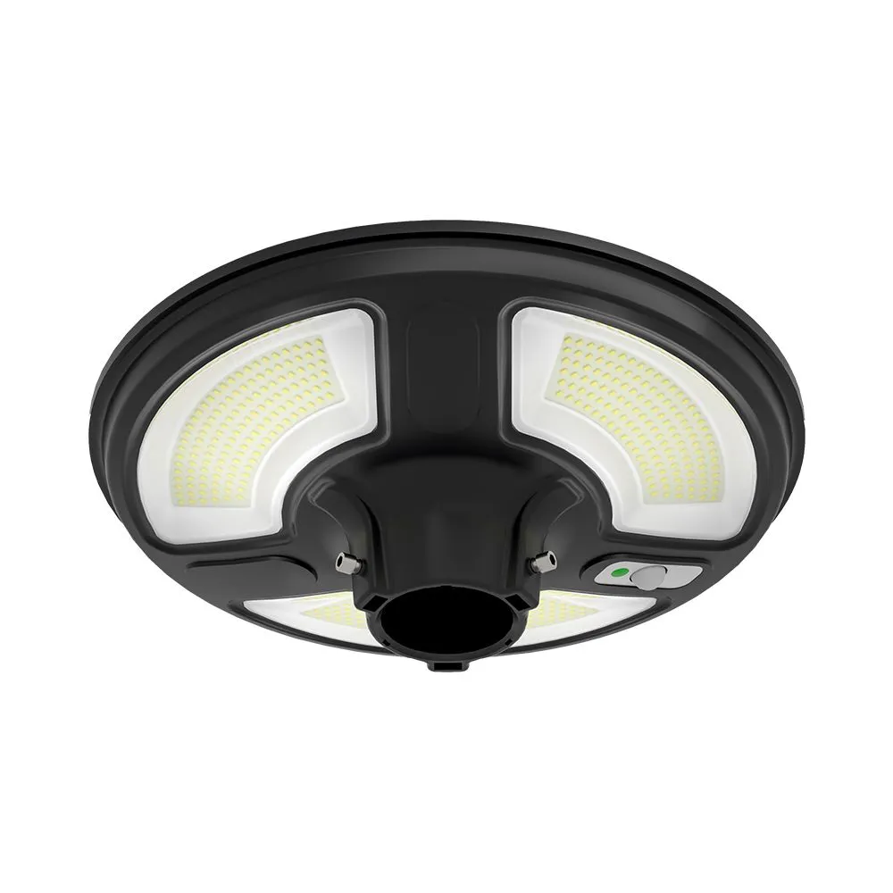VT-45W CZARNY OPRAWA OGRODOWA SOLARNA LED 7.5W NW 4000K 1000LM CZUJNIK RUCHU IP65 ALUMINIUM