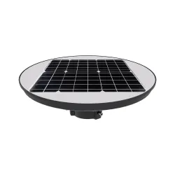 VT-45W CZARNY OPRAWA OGRODOWA SOLARNA LED 7.5W NW 4000K 1000LM CZUJNIK RUCHU IP65 ALUMINIUM