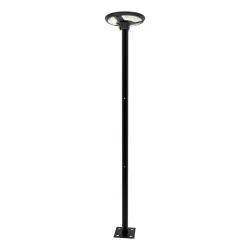 VT-45W CZARNY OPRAWA OGRODOWA SOLARNA LED 7.5W NW 4000K 1000LM CZUJNIK RUCHU IP65 ALUMINIUM