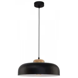 STEEL 2 CZARNY OPRAWA WISZĄCA 1X E27/ 15W IP20 METAL