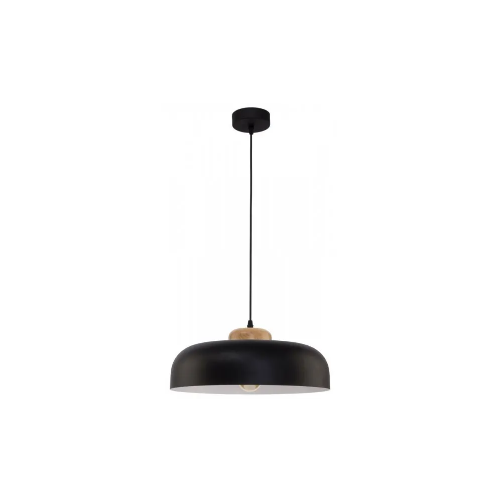 STEEL 2 CZARNY OPRAWA WISZĄCA 1X E27/ 15W IP20 METAL