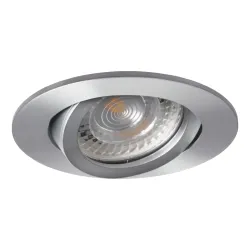 EVIT CT-DTO50 AL ALUMINIUM OPRAWA SUFITOWA PT OKRĄGŁA RUCHOMA 1X GX5.3/GU10/ 50W IP20 ODLEW ALUMINIU