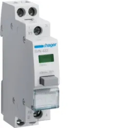 SVN433 ŁĄCZNIK PRZYCISKOWY LED ZIELONY 16A 2Z 1M 230V AC