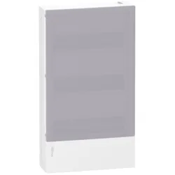Schneider Electric Obudowa natynkowa Mini Pragma IP40 MIP-3-12-NT-G drzwi szare 3 rzędy 12 modułów/rząd, MIP12312T